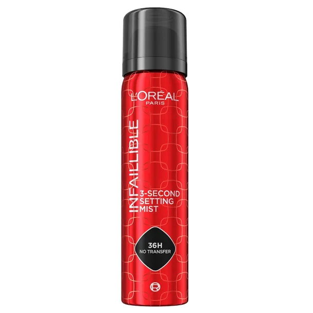 L'Oréal Infaillible 3-Second Setting Mist Spray Utrwalający Makijaż 75ml