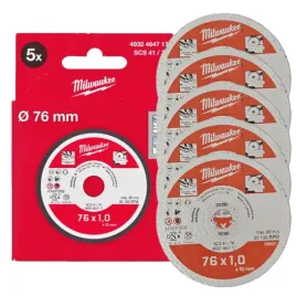 milwaukee-tarcza-do-metalu-korundowa-76-x-10mm-scs-41-76-5-sztuk