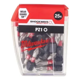 milwaukee-bity-udarowe-shockwave-pozidriv-pz1-25-mm-25szt