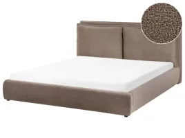 lozko-wodne-boucle-bajonna-160-x-200-cm-brazowy-podwojne-odcienie-brazu