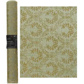 bieznik-swiateczny-na-stol-jasnozielony-ze-zlotym-wzorem-35x200-cm