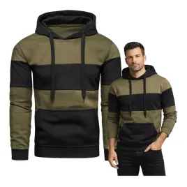 bluza-meska-z-kapturem-zielono-czarna-z-kieszenia-wygodna-kangurka-m