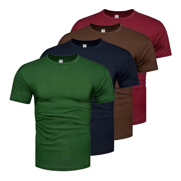 T-SHIRT MĘSKI PREMIUM KOSZULKA ZESTAW KOMPLET 4 SZTUKI M