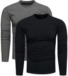 dwupak-koszulka-meska-z-dlugim-rekawem-longsleeve-grafit-czarny-xl