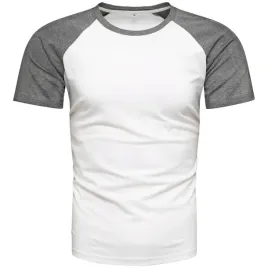 t-shirt-meski-koszulka-biala-z-grafitowymi-rekawkami-xxl