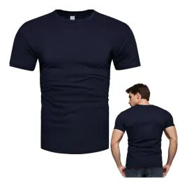 koszulka-meska-t-shirt-100percent-bawelna-premium-granatowy-tshirt-190g-s