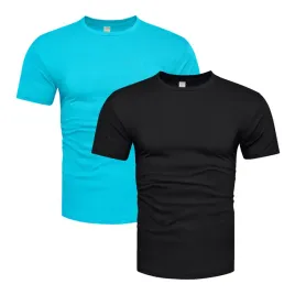 2-pak-zestaw-premium-meski-t-shirt-koszulka-czarny-niebieski-m