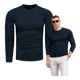 koszulka-meska-z-dlugim-rekawem-bawelniany-longsleeve-gladki-granatowa-xxl