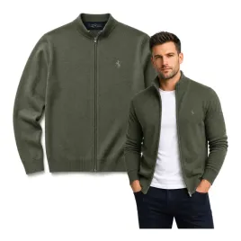 sweter-meski-rozpinany-na-stojce-na-suwak-bawelniany-zielony-oliwkowy-xxl