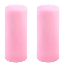 zestaw-slupkowych-swiec-25-cm-o-10-cm-rozowy-2-sztuki