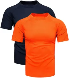 dwupak-meski-t-shirt-granatowy-i-pomaranczowy-2pak-m