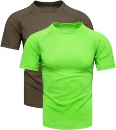 dwupak-meski-t-shirt-khaki-i-seledynowy-2pak-l