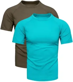 dwupak-meski-t-shirt-khaki-niebieski-2pak-xxl