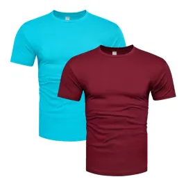 2-pak-zestaw-premium-meski-t-shirt-koszulka-bordowy-blekitny-s
