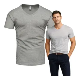 t-shirt-v-neck-w-serek-koszulka-meska-szara-bawelniana-bez-nadruku-s