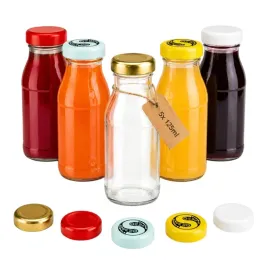 5x-butelka-na-sok-juice-125ml-butelki-szklane-na-soczek-syrop-z-zakretka