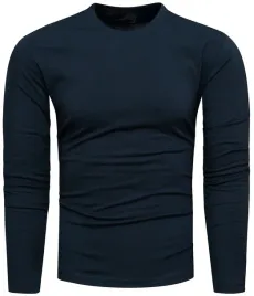 koszulka-meska-z-dlugim-rekawem-bawelniany-longsleeve-gladki-granatowy-xl
