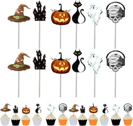 zestaw-12-szt-dodatki-ozdoby-halloween-karnawal-toppery-na-babeczki