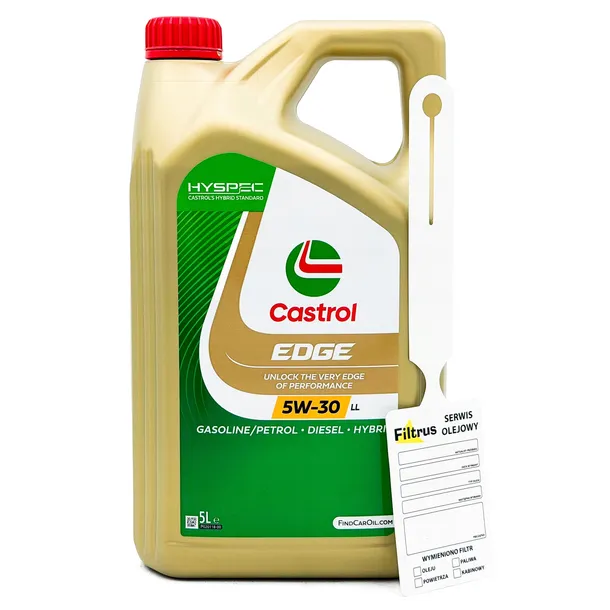 CASTROL EDGE 5W30 5L LL 504/507 VW ORYGINALNY