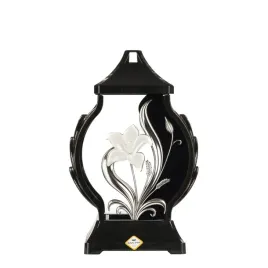 znicz-lampion-ozdobny-30-cm-czarny-srebrny-lilia