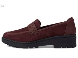 clarks-bordowe-mokasyny-zamszowe-z-ozdobna-paskiem-36-6oa