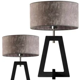 lampka-nocna-biurkowa-stolowa-szara-drewniana-z-abazurem-led-e27-nowoczesna