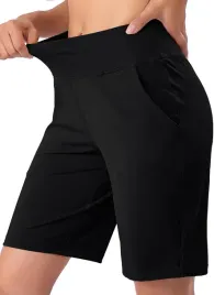 damskie-spodenki-sportowe-z-kieszeniami-czarne-rozmiar-xl-do-biegania