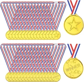 60-szt-zlotych-medali-dla-dzieci-z-wstazka-na-szyje-na-zawody-szkolne