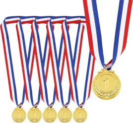 zlote-medale-za-1-miejsce-6-szt-z-wstazka-na-zawody-sportowe