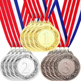 12-medali-sportowych-zloty-srebrny-brazowy-z-tasmami-na-szyje-do-zawodow