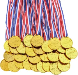 zlote-medale-dla-dzieci-28-sztuk-na-szyje-z-wstazka-do-zawodow-sportowych