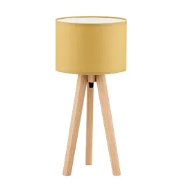 lampka-nocna-biurkowa-drewniana-stolowa-musztardowa-lampa-z-abazurem-led