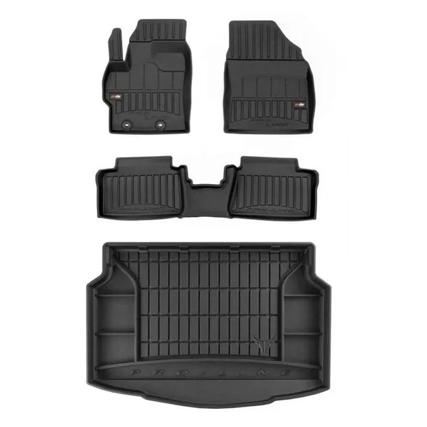 Gumowy zestaw 3D dywaniki i mata Toyota Yaris IV od 2020 Hatchback, dolna p