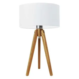 lampka-nocna-biurkowa-drewniana-stolowa-biala-trojnog-z-abazurem-led-e27