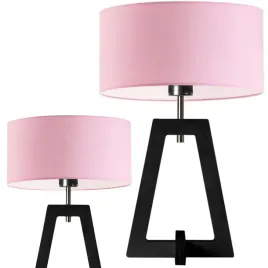 lampka-nocna-biurkowa-stolowa-rozowa-drewniana-z-abazurem-led-e27-modna