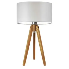 lampka-nocna-biurkowa-drewniana-stolowa-szara-trojnog-z-abazurem-led-e27