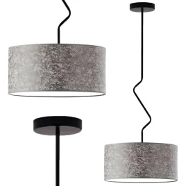lampa-wiszaca-sufitowa-zyrandol-szara-led-e27-abazur-do-pokoju-nowoczesna