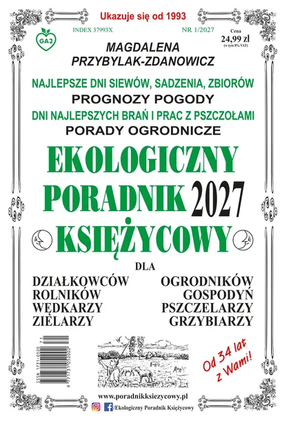 Ekologiczny Poradnik Księżycowy 2027
