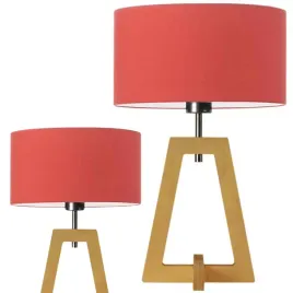 lampka-nocna-biurkowa-stolowa-czerwona-lampa-drewniana-z-abazurem-led-e27