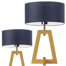lampka-nocna-biurkowa-stolowa-granatowa-lampa-drewniana-z-abazurem-led-e27