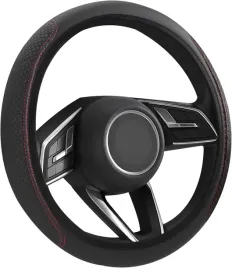 pokrowiec-na-kierownice-skora-pvc-36-38-cm-czarny-czerwony-uniwersalny