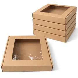 11x11x3-cm-pudelko-z-okienkiem-kwadrat-eco-brazowy-zestaw-100-szt