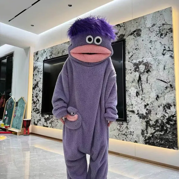 Piżama onesie z motywem potwora, rozmiar M, kolor 2
