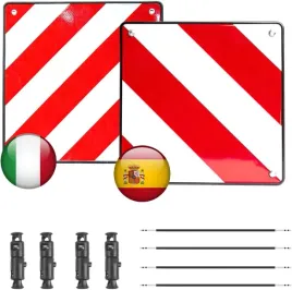 tablica-ostrzegawcza-50x50-cm-na-bagaznik-rowerowy-odblaskowa-pcw-2-w-1