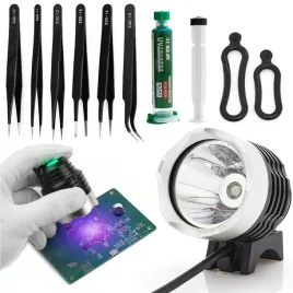 lampa-uv-soldermaska-solder-mask-zestaw-6-precyzyjnych-peset-techrebal