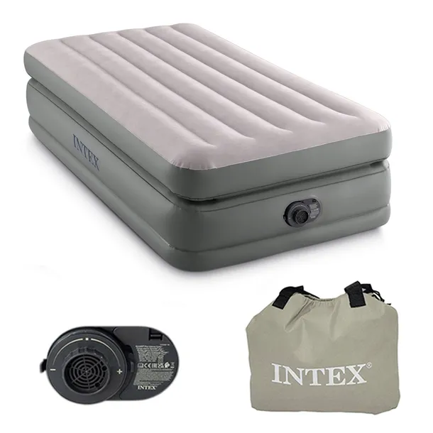 INTEX 64162 ND DMUCHANY MATERAC POMPKA 99x191x51cm