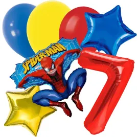 zestaw-balonow-balony-urodzinowe-7-urodziny-spider-man-spiderman-7-szt