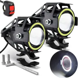 halogeny-motocyklowe-led-u7-cree-komplet-2szt-czarne-bialy-ring-3000lm
