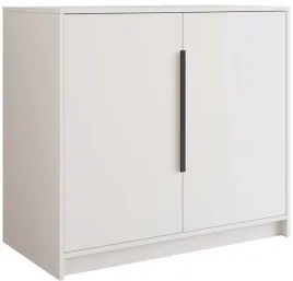 biala-komoda-100-cm-lesto-szafka-dwudrzwiowa-z-polkami-czarne-uchwyty