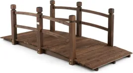 most-ogrodowy-drewniany-z-poreczami-costway-do-stawu-1715x755x58-cm